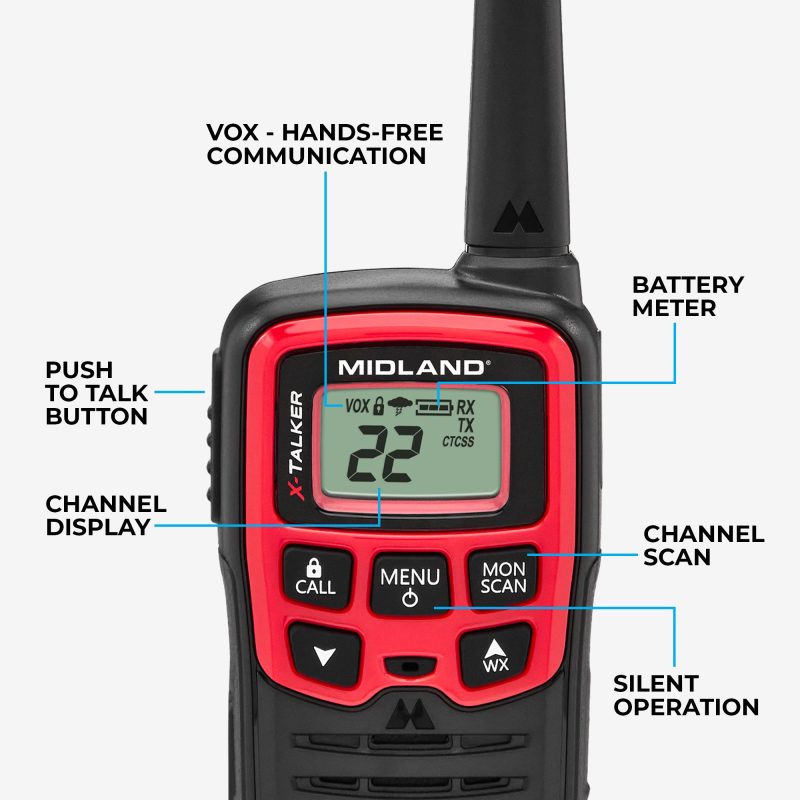 Portable Emergency Radio Two-Way Radio Bundle - EX37VP - Image 6