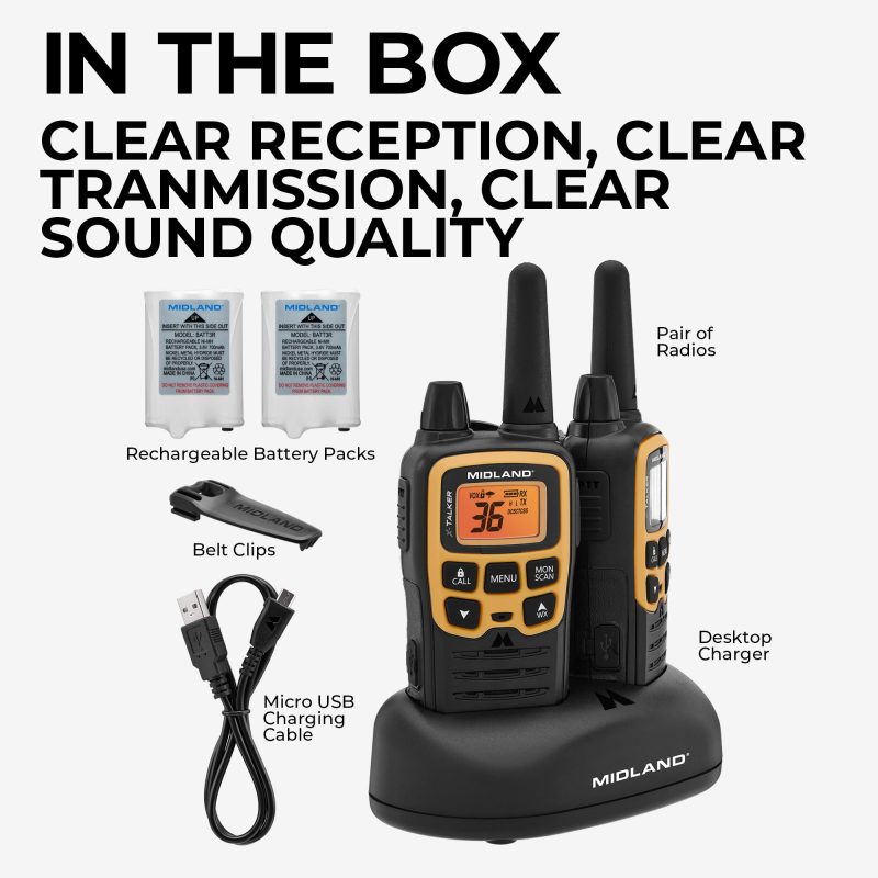 T61 X-Talker® FRS Walkie Talkie - T61VP3 - Image 6