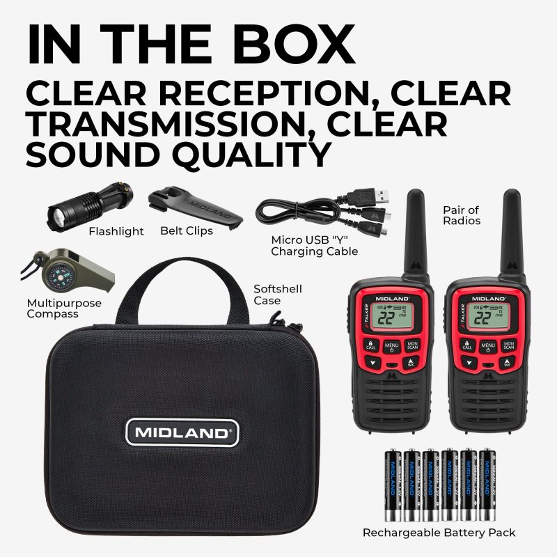 Portable Emergency Radio Two-Way Radio Bundle - EX37VP - Image 9