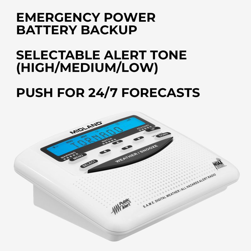 WR120 NOAA Weather and Emergency Alert Radio - WR120 - Image 7